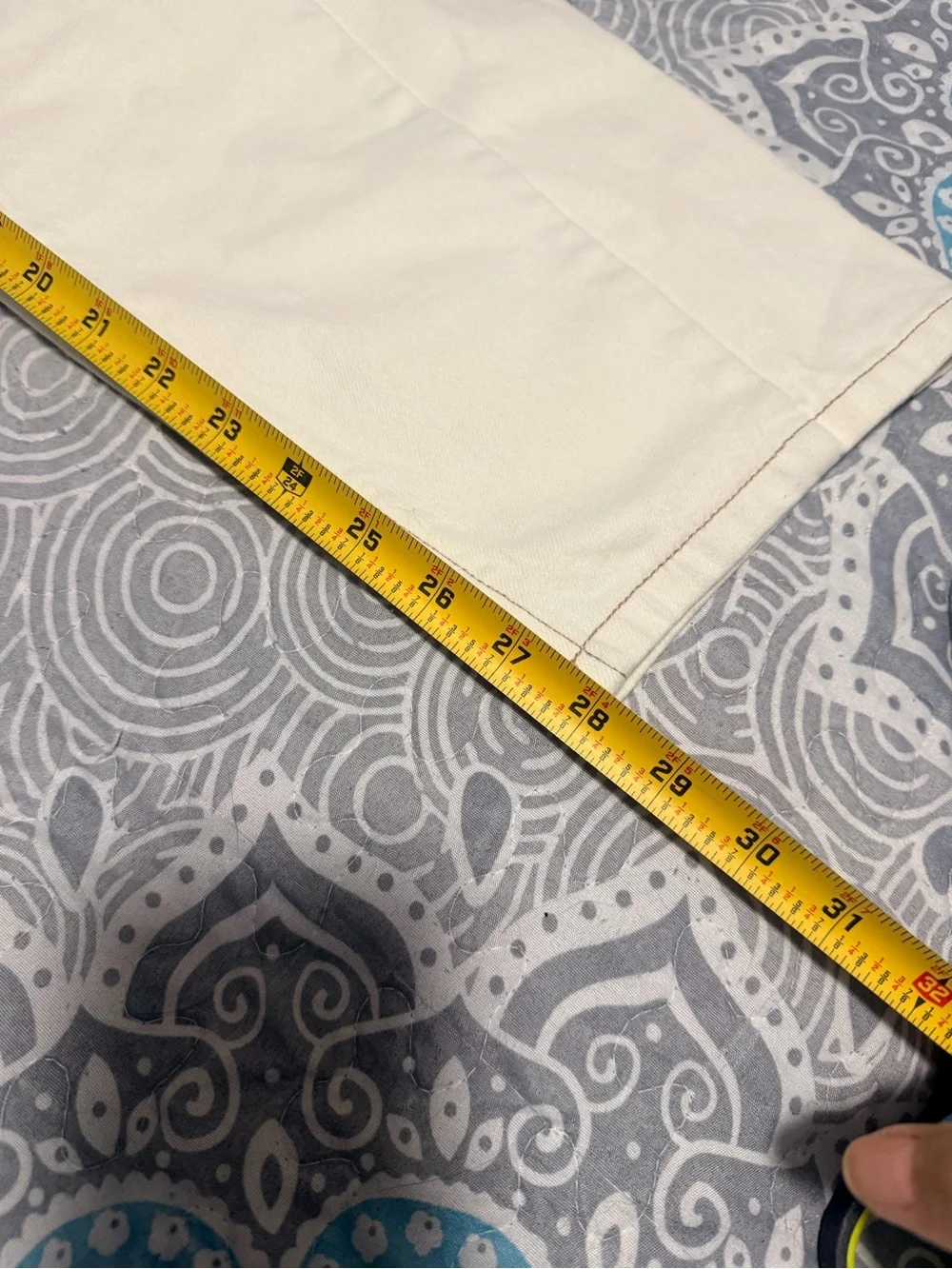 Time and Tru Cream High-Rise Jeans - Barrel Leg Medium #891 - Picture 7 of 7